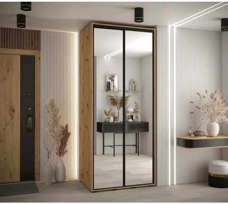 Posuvná skriňa Davos 2 100 cm 60 cm hĺbky