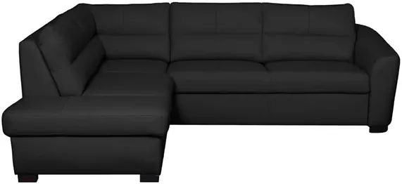 Rohová sedací souprava Rido levá s rozkladem typu delfin a úložným prostorem na ložní prádlo