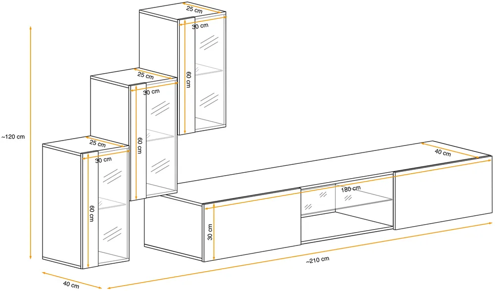 Obývací stěna Switch XXII