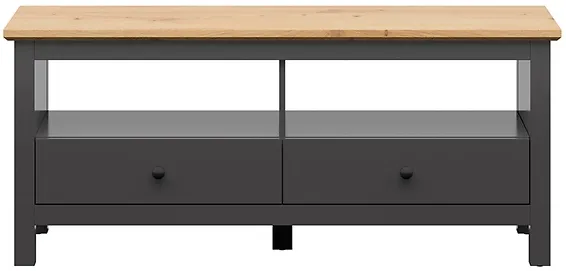 Moderný TV stolík so zásuvkami do obývačky Hesen