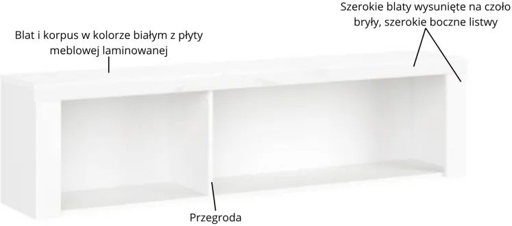 Regał wiszący Lingo