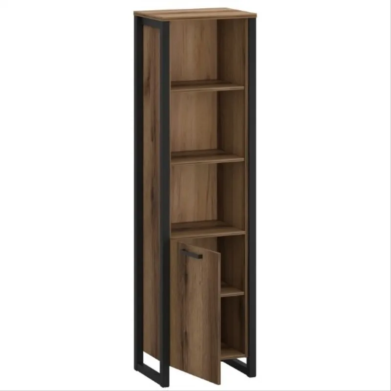 Vysoký regál s dvířky do obývacího pokoje Mares