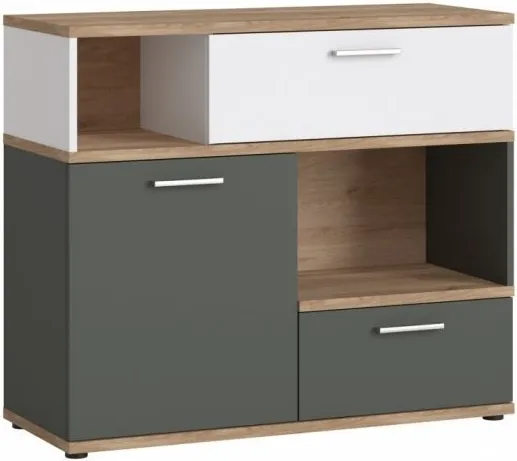Jednodveřová komoda se zásuvkami do obývacího pokoje nebo ložnice Twenty