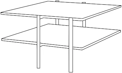 Stolik kawowy Rave Basic 80x80