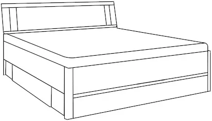 Łóżko 180 Saturn