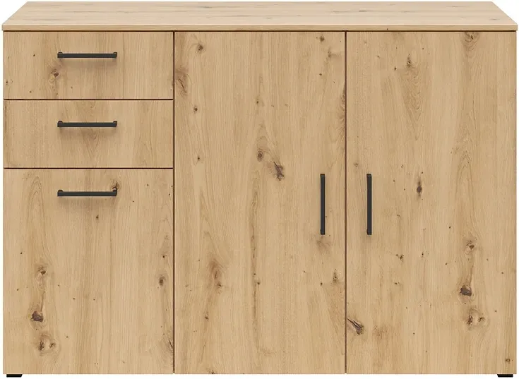 Komoda MultiDo 120 cm z 2 szufladami i 2 szafkami