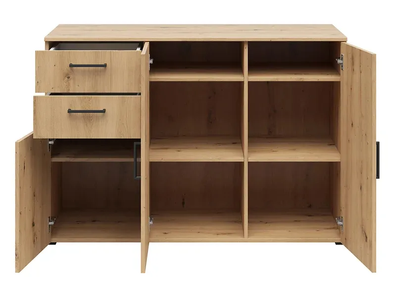 Komoda MultiDo 120 cm z 2 szufladami i 2 szafkami