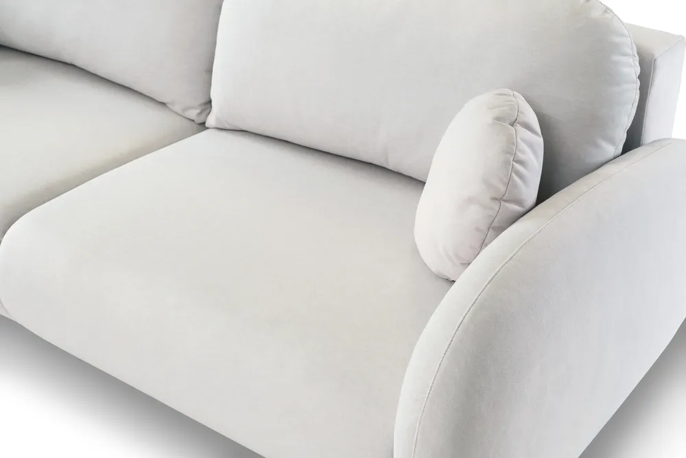 Sofa 3-osobowa Soft z funkcją spania typu DL i pojemnikiem na pościel