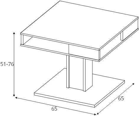 Ławostół do salonu Torta