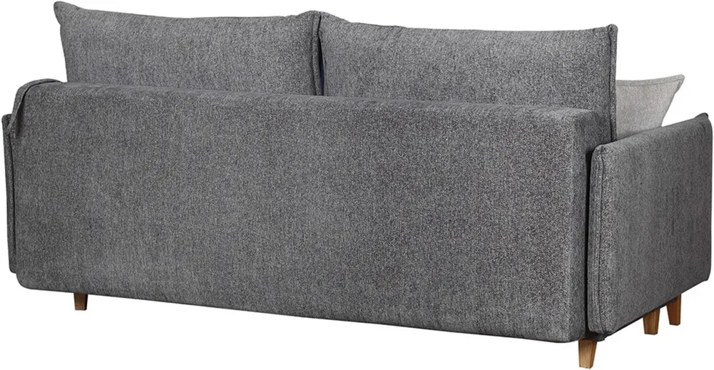 Sofa Aling z funkcją spania typu DL i pojemnikiem na pościel