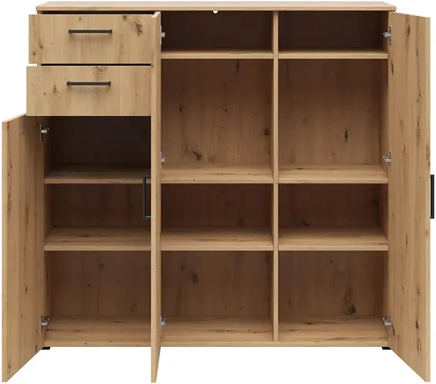 Komoda MultiDo 120 cm se 2 zásuvkami a 2 skříňkami