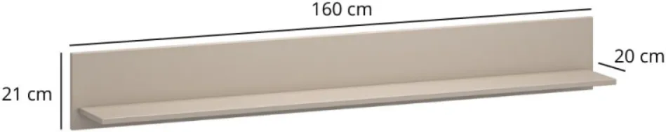 Półka wisząca 160 Kleo