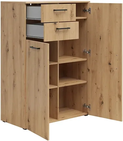 Komoda MultiDo 80 cm z 2 szufladami i 2 szafkami