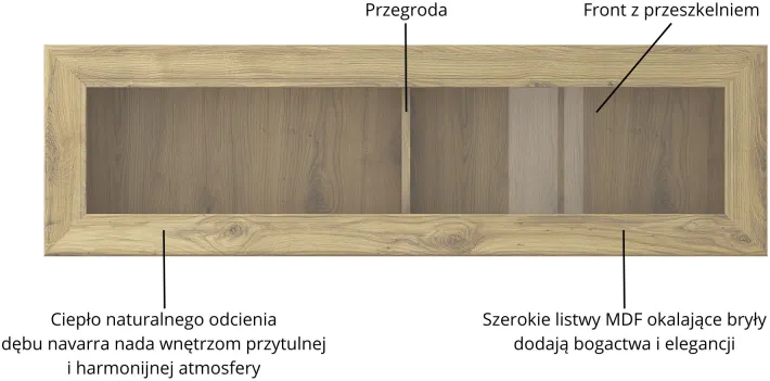 Regał Sapori wiszący