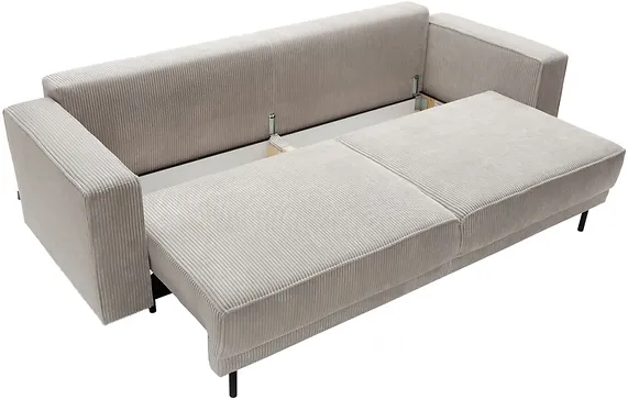 Sofa 3-osobowa Molde z funkcją spania typu DL i pojemnikiem na pościel