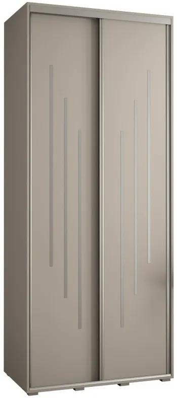 Skriňa s posuvnými dverami vysoká Dakota 8 100 hĺbka 45 cm výška 235,2 cm