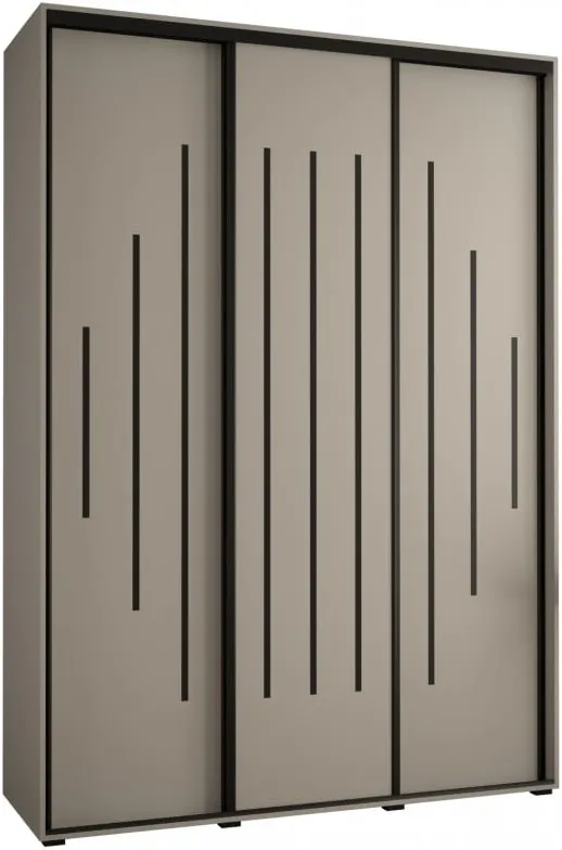Vysoká posuvná skříň Dakota 12 170, hloubka 60 cm, výška 235,2 cm