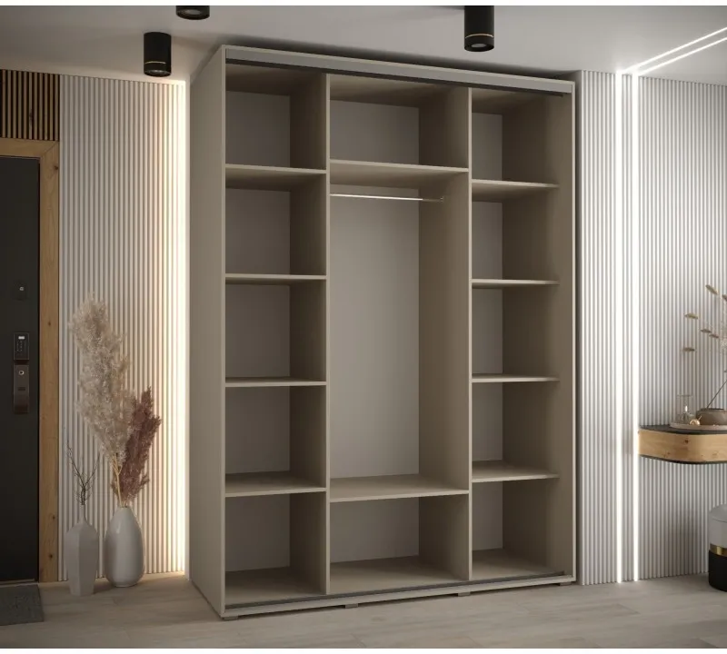 Vysoká posuvná skříň Dakota 12 170, hloubka 60 cm, výška 235,2 cm