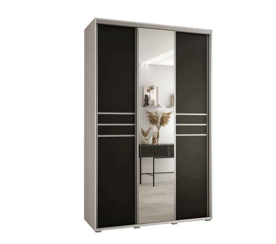 Šatní skříň s posuvnými dveřmi se zrcadlem Davos 11 160 45