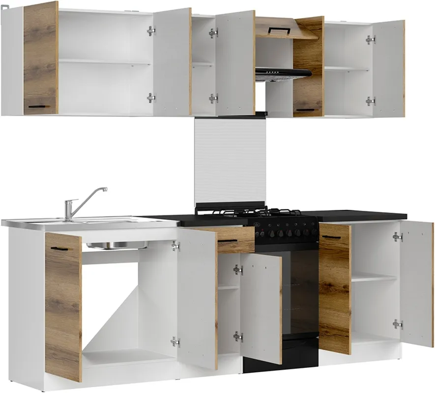 Kuchyňská linka Junona Line 230 cm s pracovní deskou