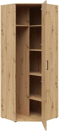 Rohový regál MultiDo s dveřmi