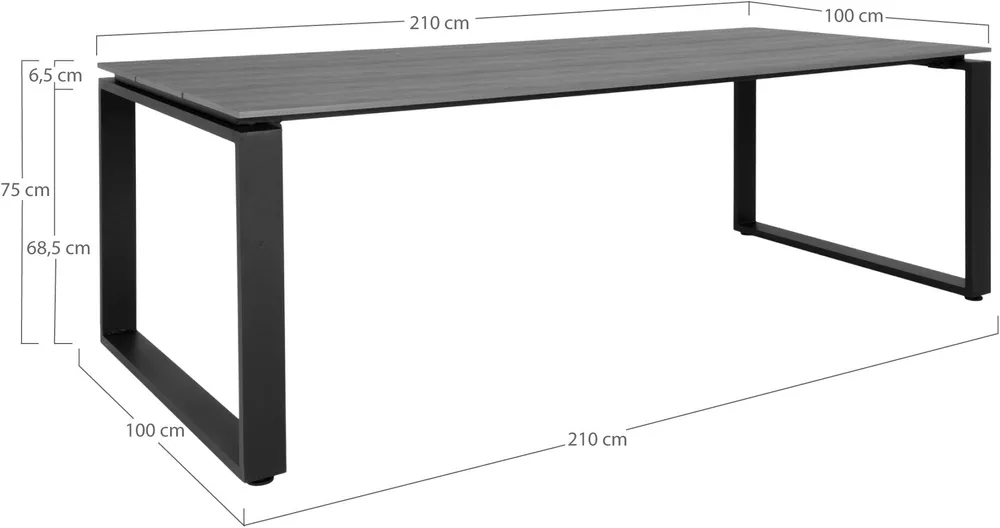 Stůl Denver 210 cm