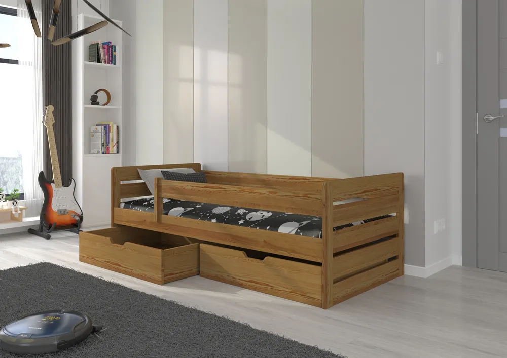 Postel Bemma 200x90 s roštem a matrací