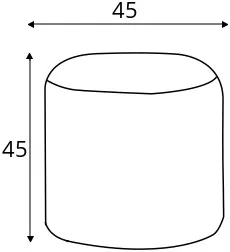 Pufa Ø45 Fatty