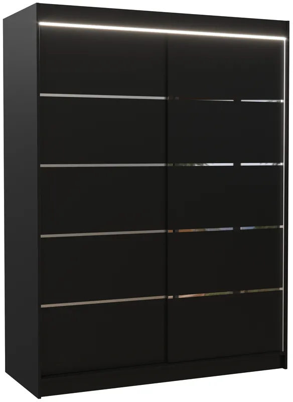 Skriňa s posuvnými dverami s LED osvetlením Luft 150