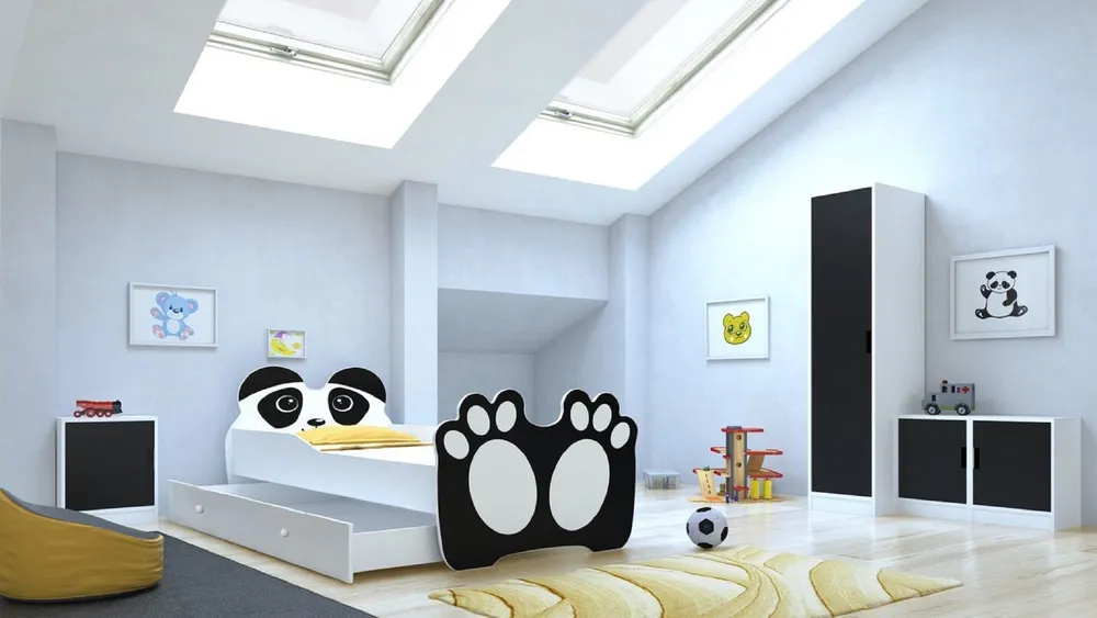 Łóżko z materacem i szufladą Bear 160x80