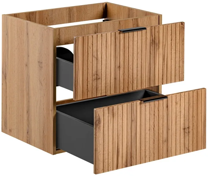 Koupelnový nábytkový set Adel Oak 60 s umyvadlem