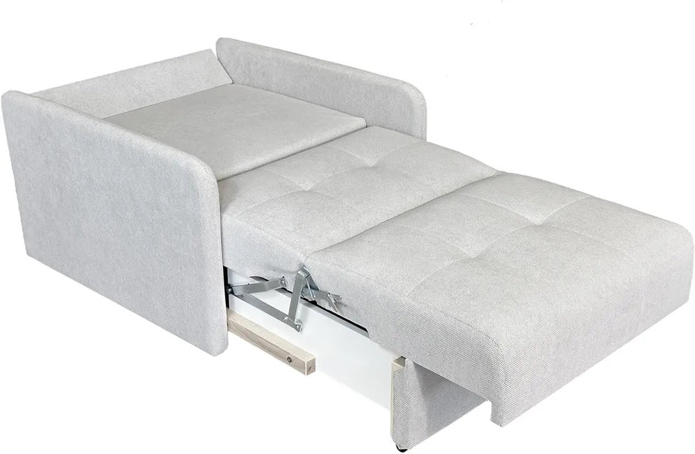 Jednoosobowa sofa Como rozkładana z pojemnikiem