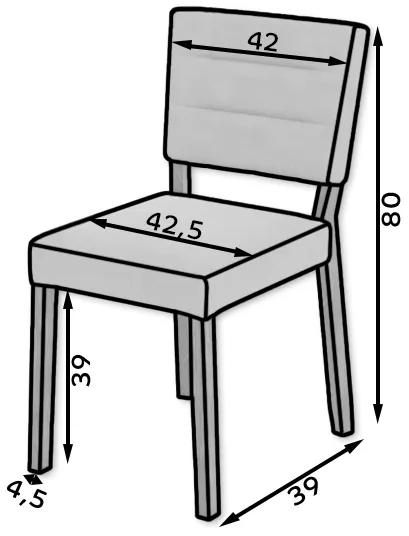 Krzesło Rodos 80