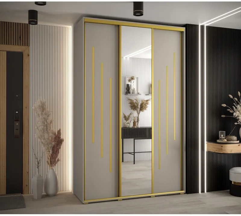 Posuvná skříň se zrcadlem Dakota 9 160 60 hloubky
