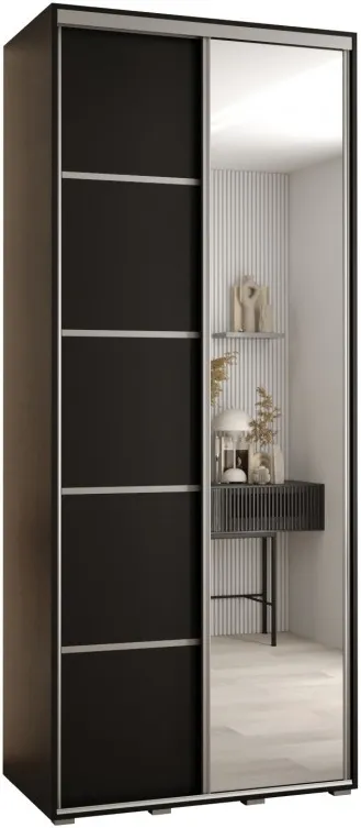 Posuvná skříň se zrcadlem Cannes 5 120 45 cm hloubka