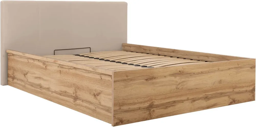 Postel 160 Tetrix B s čalouněným čelem postele