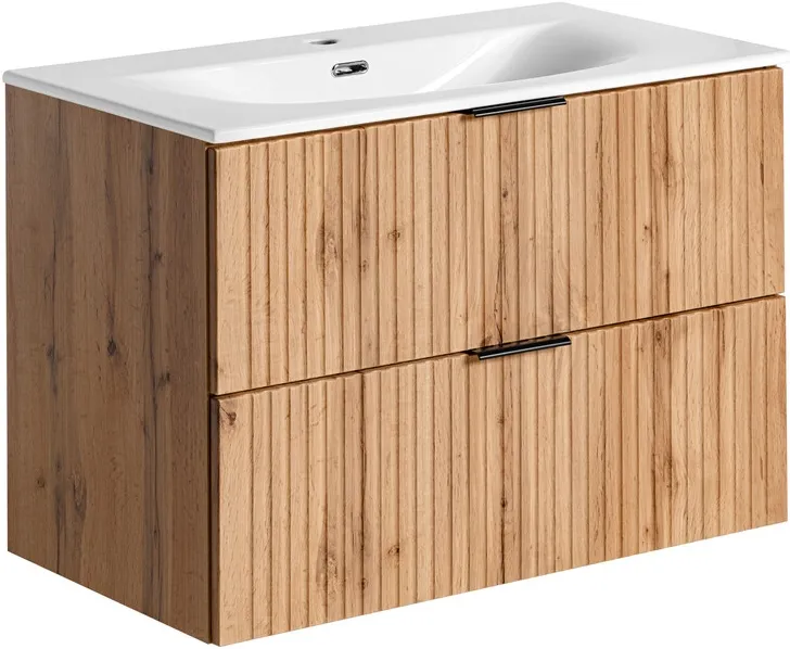Koupelnová sestava nábytku Adel Oak 80 s umyvadlem
