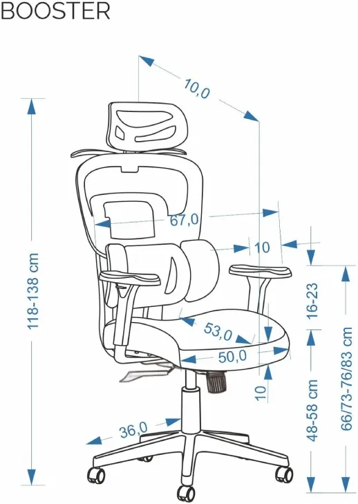 Fotel obrotowy Booster