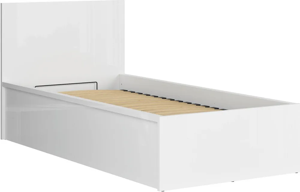 Zestaw łóżko Tetrix 90x200 ze stelażem i materacem Ceres
