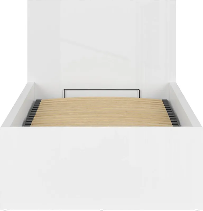 Sestava postel Tetrix 90x200 cm s roštem a matrací Ceres