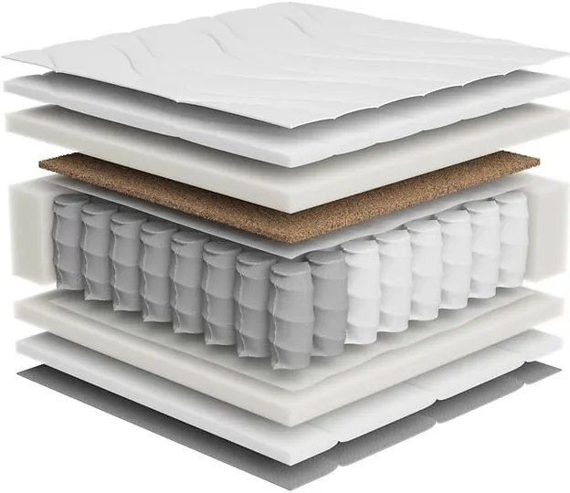 Sestava postel Tetrix 90x200 cm s roštem a matrací Ceres
