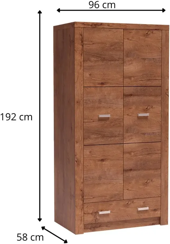 Šatní skříň Indianapolis 96 cm