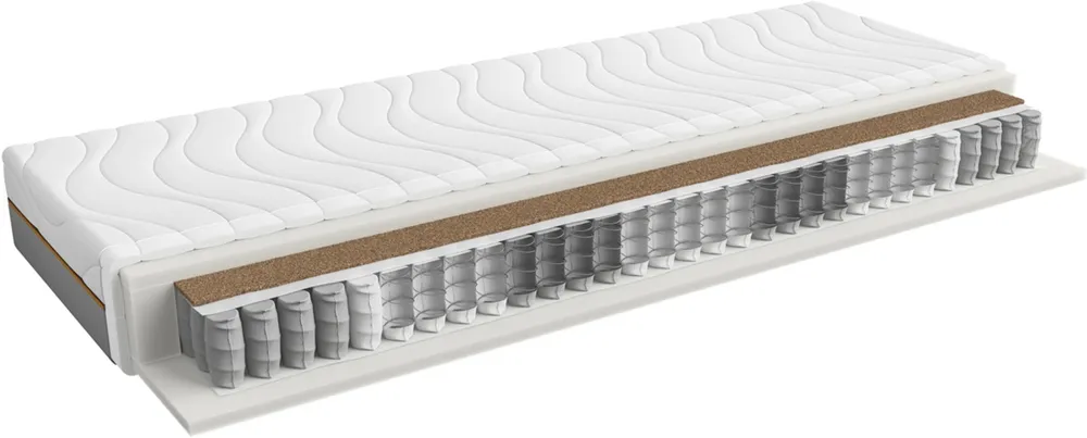 Zestaw łóżko 140 Nepo Plus ze stelażem oraz materacem Ceres AV