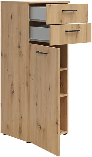 Komoda MultiDo 45 cm se skříňkou a 2 zásuvkami