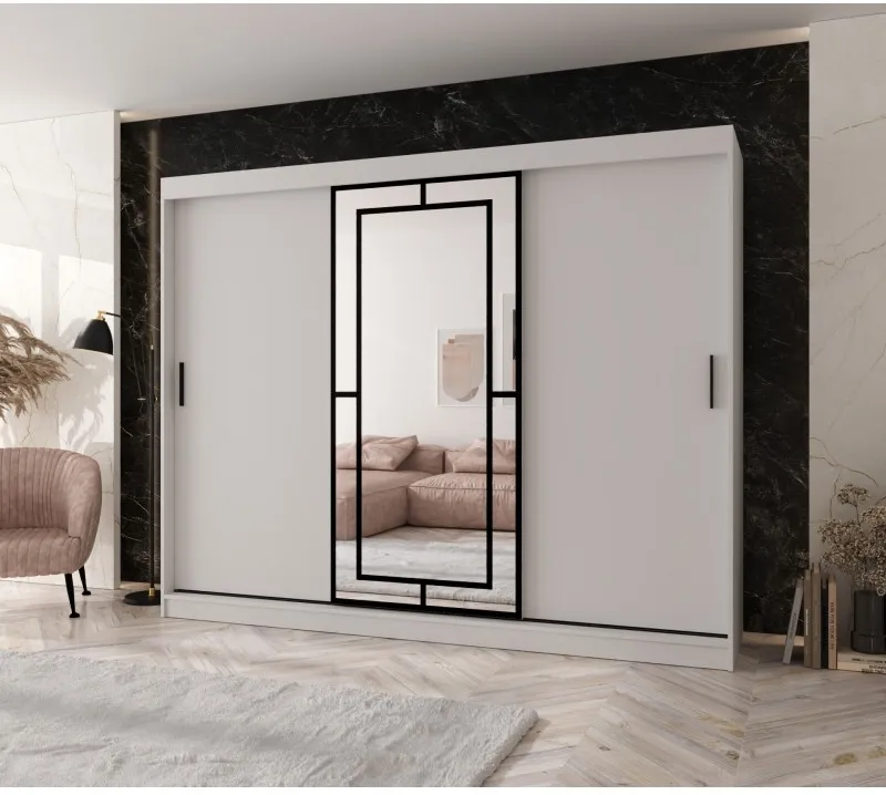 Šatní skříň s posuvnými dveřmi Modena 250 cm