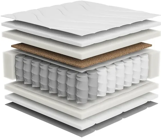Zestaw łóżko Tetrix 120x200 ze stelażem i materacem Ceres