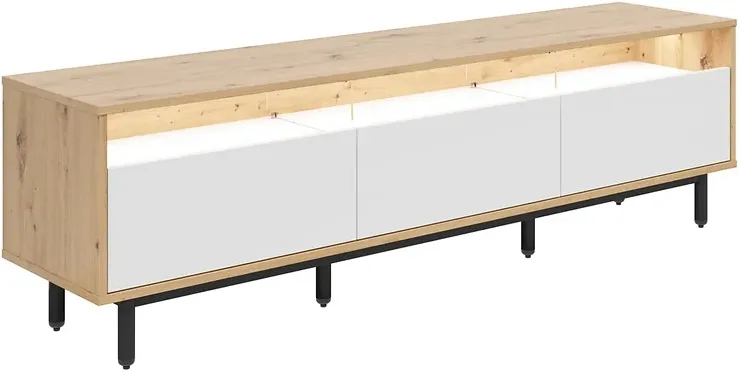 Szafka RTV Gap 190 cm z 3 szufladami