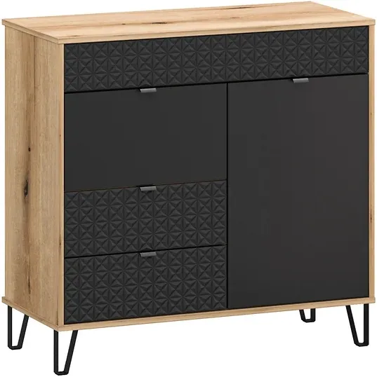 Komoda 94 cm Bellano z 2 szufladami i 2 szafkami