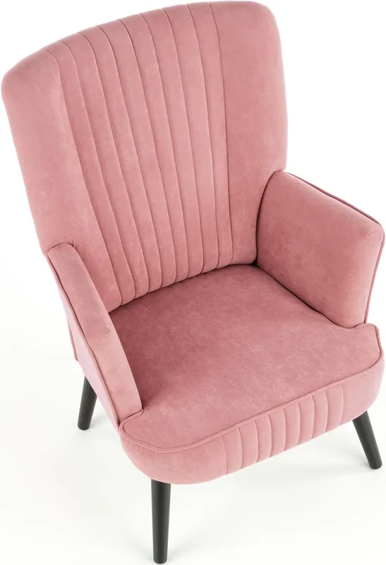 Elegantní čalouněné křeslo s prošíváním do obývacího pokoje Delgado