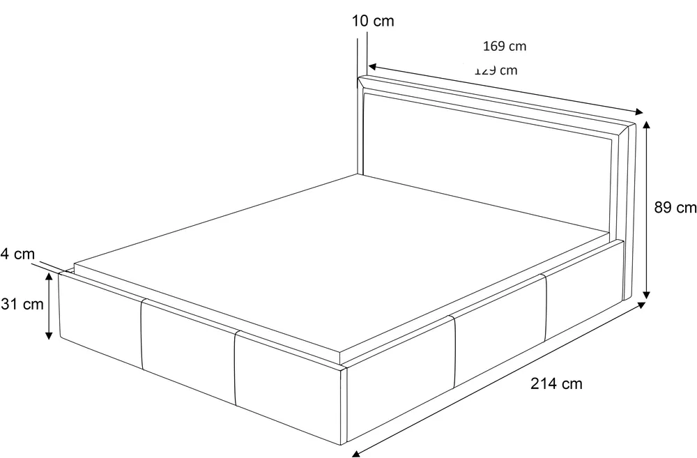 Łóżko tapicerowane Soave 120x200 z podnoszonym stelażem